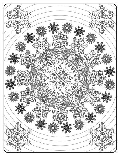 Winter Mandala - Blue Cross and Blue Shield of New Mexico