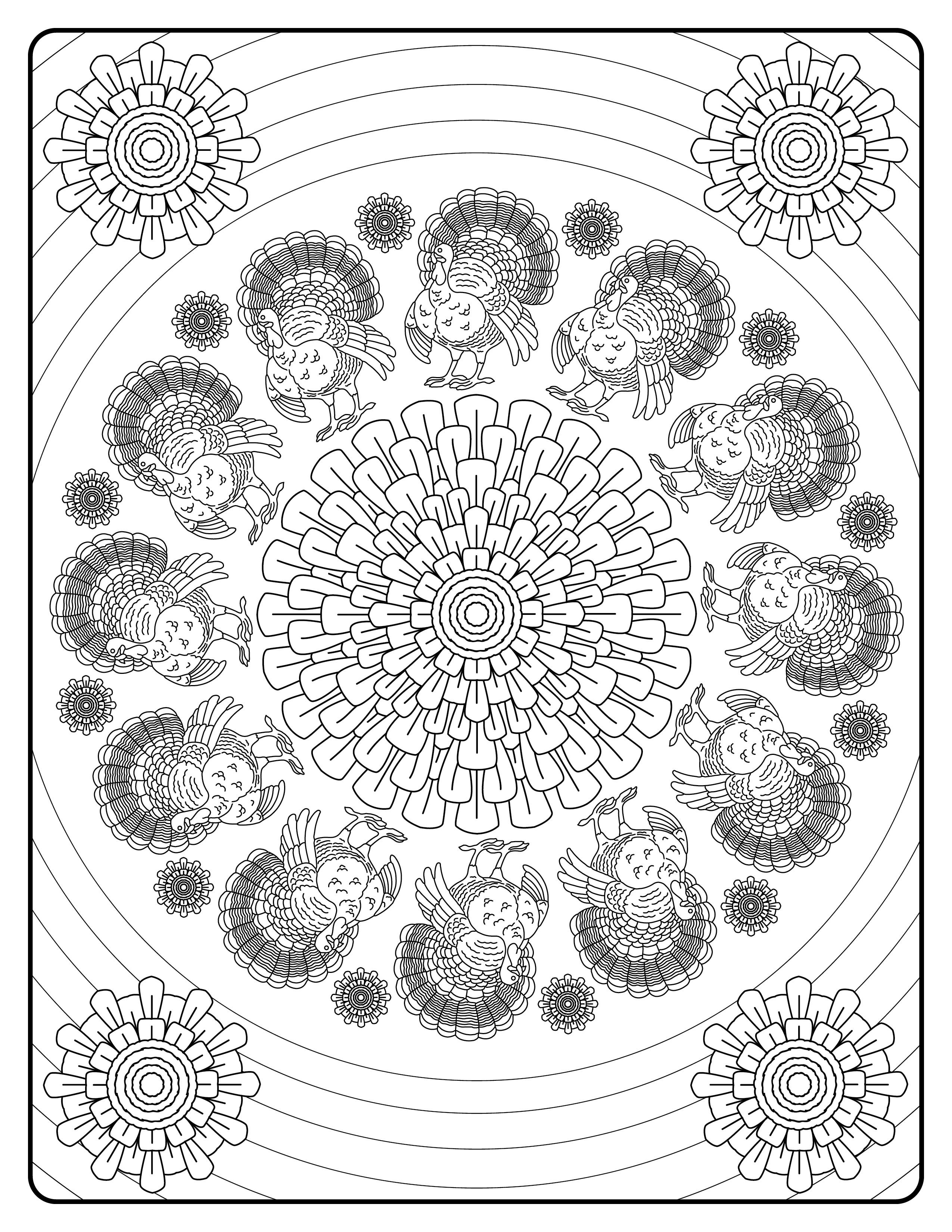 Turkey mandala - Blue Cross and Blue Shield of New Mexico